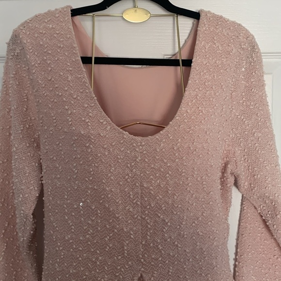 Jennifer Lopez Light Pink Sweater Dress size XL - Picture 3 of 11